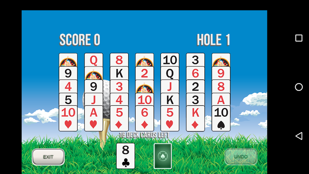 Golf Solitaire 18 스크린샷 1