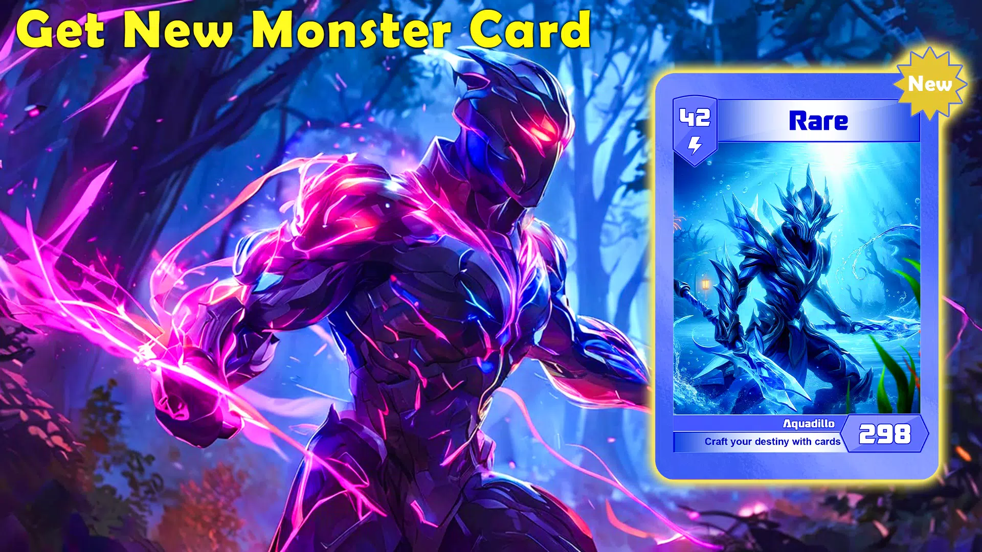 Monsters Card Collector Game Скриншот 0