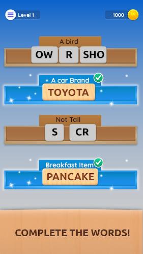 Word Jigsaw: Brain Teaser Schermafbeelding 1