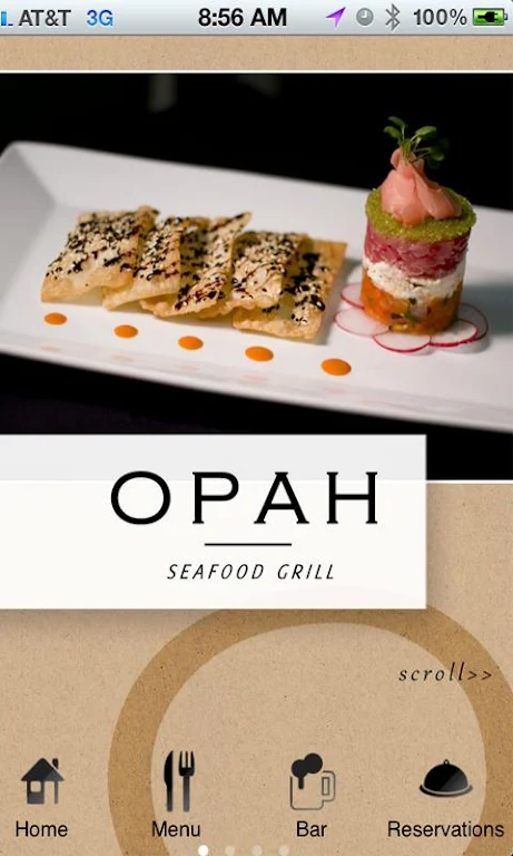 Opah Seafood Grill 螢幕截圖 0