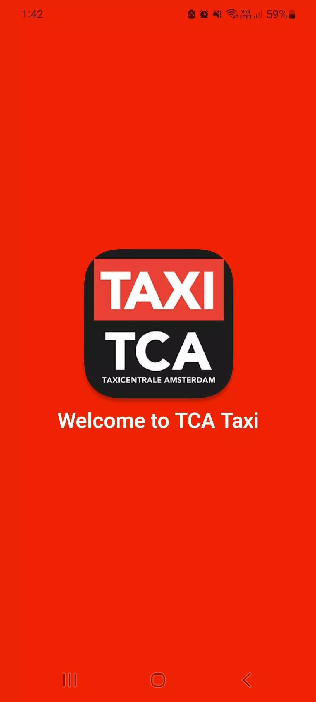 TCA Taxi Amsterdam Captura de tela 0