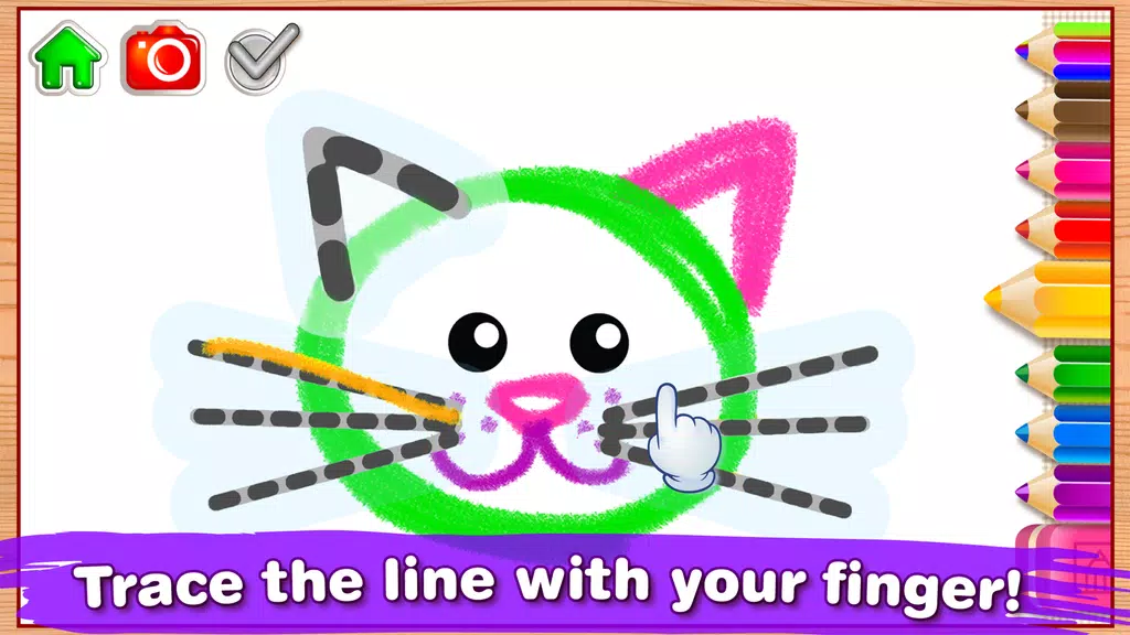 Bini Drawing for Kids Games Screenshot 2