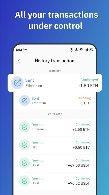 IronWallet Cold Crypto Wallet Screenshot 0