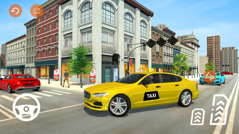 Grand Taxi simulator 3D game Schermafbeelding 0