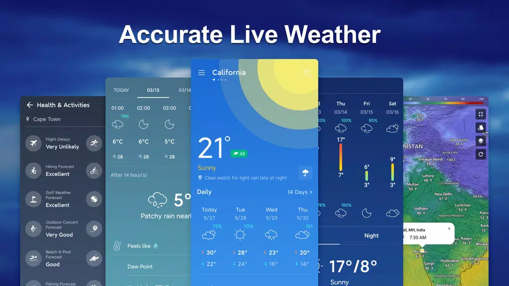 Schermata Weather Live: Accurate Weather 0