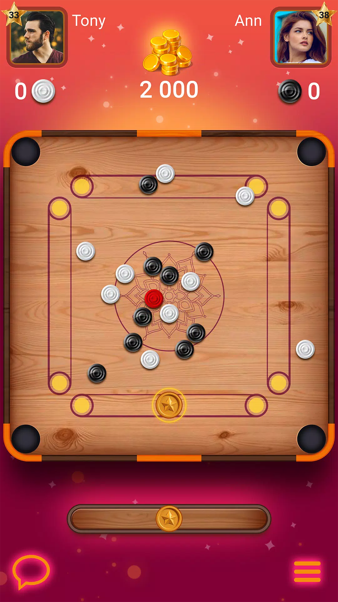 Schermata Carrom Lure - Disc pool game 1