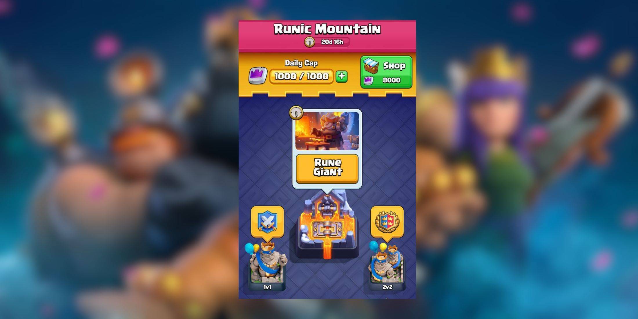 Clash Royale: Dek Terbaik Untuk Acara Rune Giant