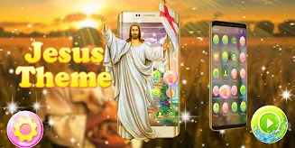 Jesus Launcher Theme 스크린샷 1