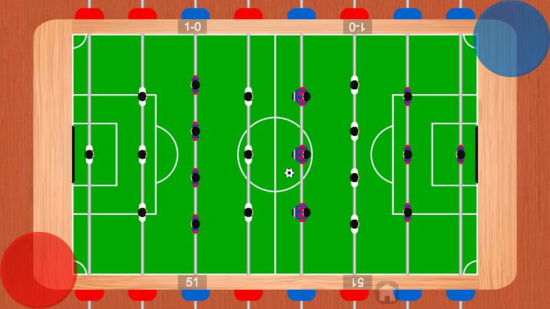 Foosball table soccer 1 2 3 4 Ảnh chụp màn hình 3