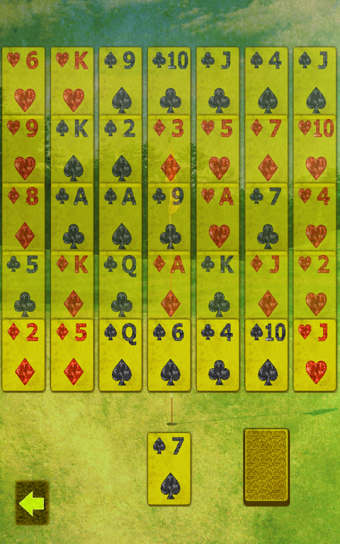 Golf(Solitaire) Ekran Görüntüsü 1