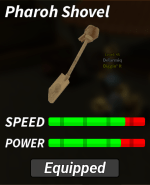 Estadísticas de la Pala Faraón en Desert Detectors