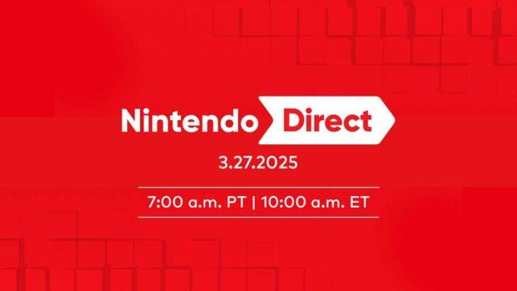 2025 년 3 월에 Nintendo Direct Set, Switch 2가 다음 주에 이어집니다. 