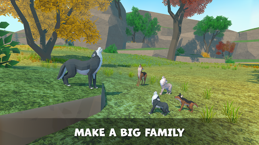 Wolf Family Simulator Schermafbeelding 3