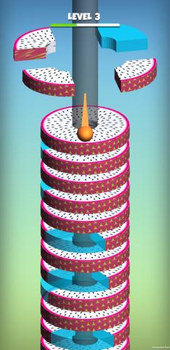 Stack Ball Fruit Crush Screenshot 2