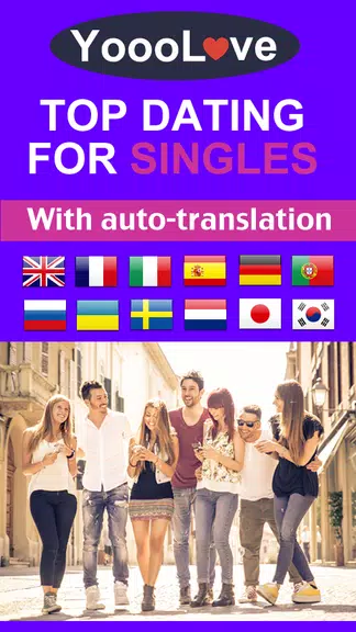 YoooLove Dating with auto-translation - Free chat Capture d'écran 0