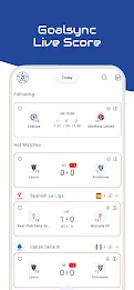 GoalSync - Live Sports Score スクリーンショット 1