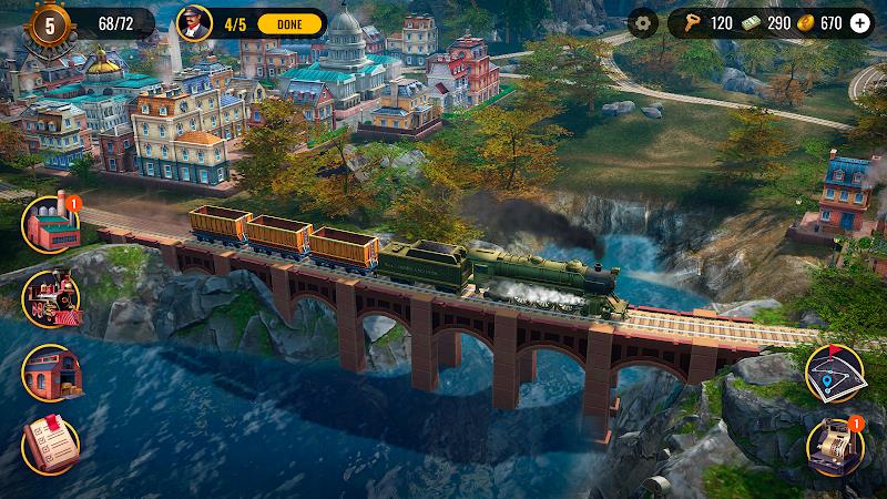 Railroad Empire: Train Game Ảnh chụp màn hình 1