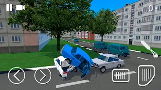 Russian Car Crash Simulator स्क्रीनशॉट 0