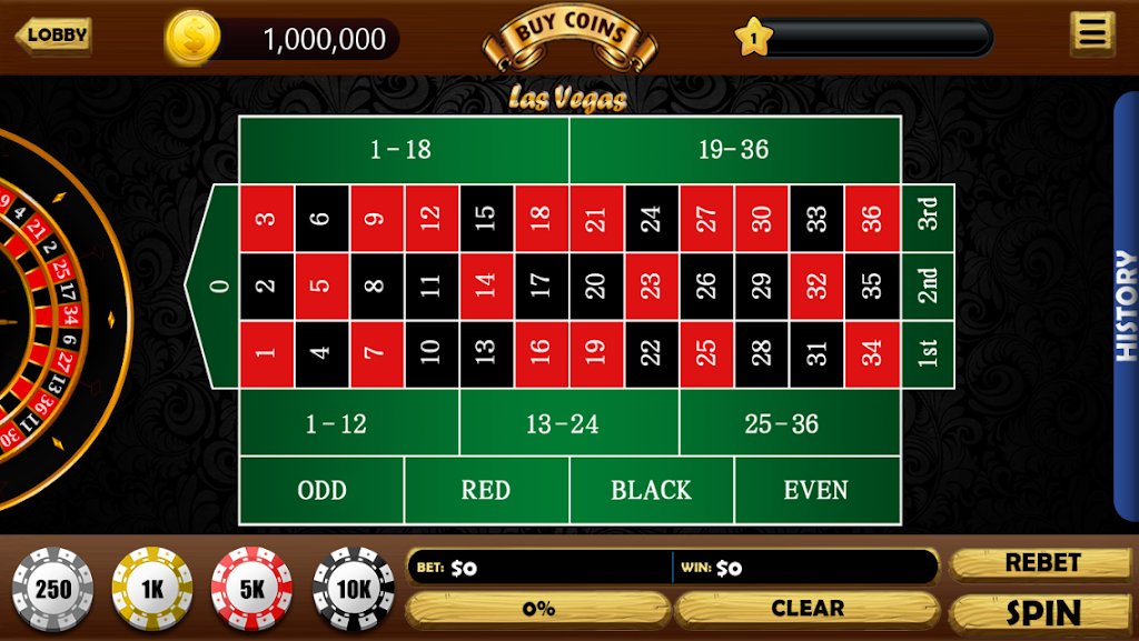 Roulette VIP Deluxe Bet Pro Tangkapan skrin 1