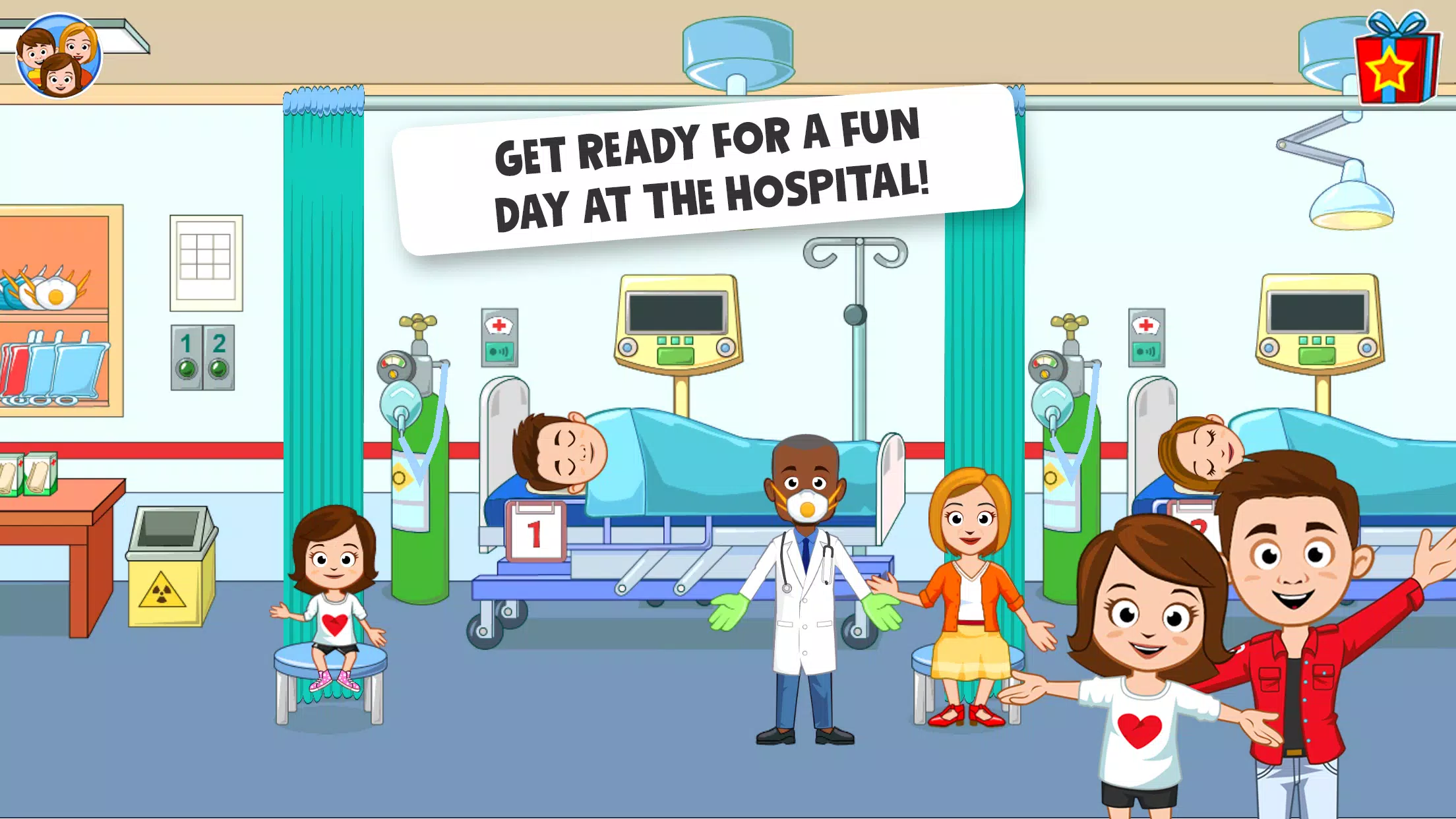 My Town Hospital - Doctor game ภาพหน้าจอ 1