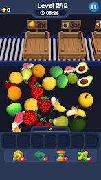 Food Match 3D: Tile Puzzle 螢幕截圖 1