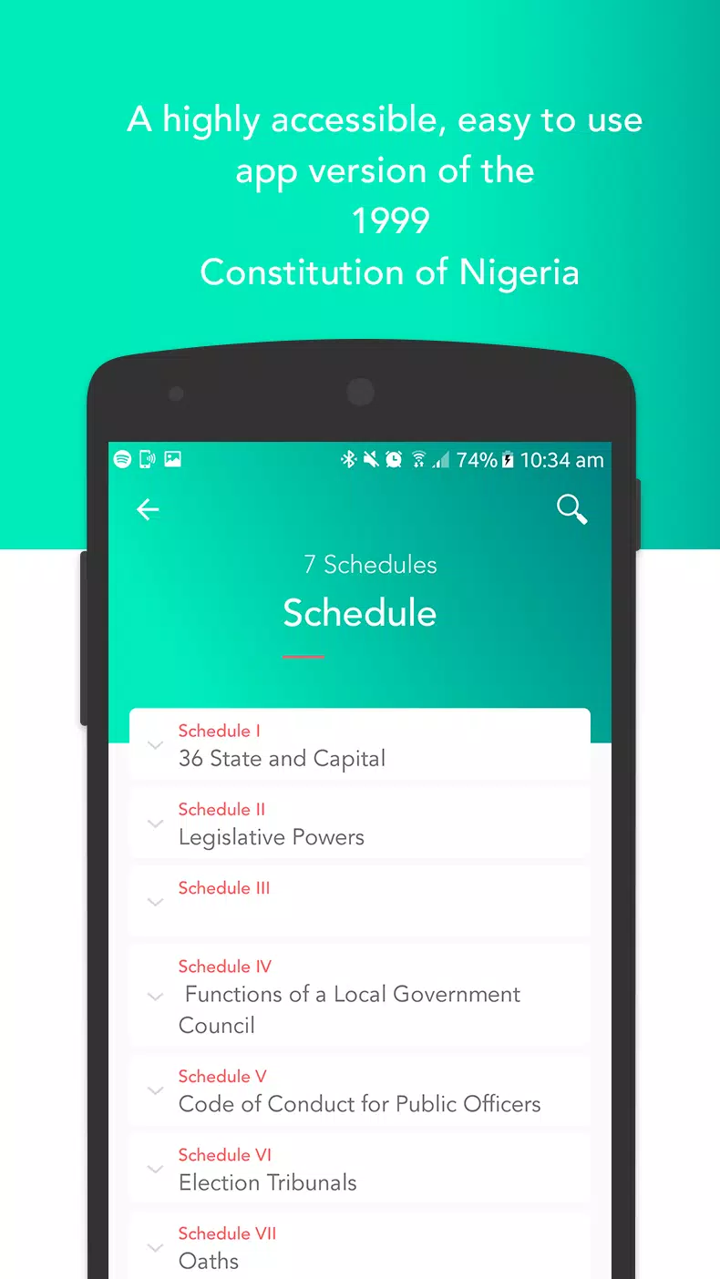 The Nigerian Constitution 1999 Screenshot 3