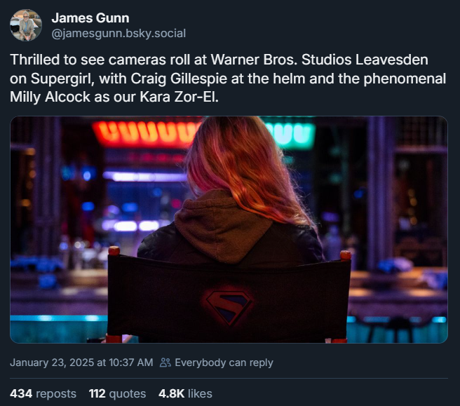 “超級女孩：明天的女人 - 詹姆斯·岡恩（James Gunn）分享首先看”