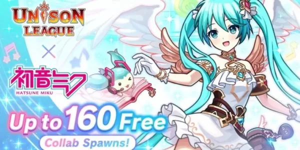 Unison League представляет вокалоида Хацунэ Мику