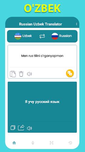 Russian Uzbek Translator Schermafbeelding 1