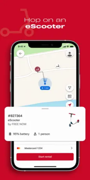 FREENOW - Mobility Super App Screenshot 1