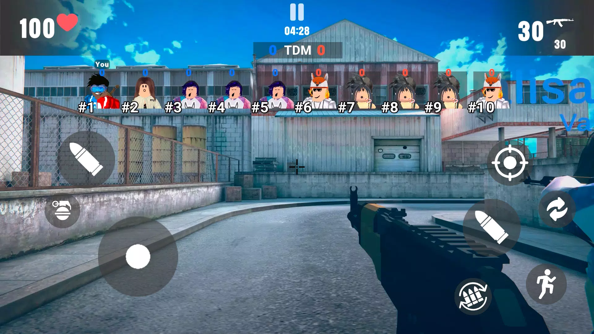 Gunfight Arena: Obby Shooter Screenshot 0