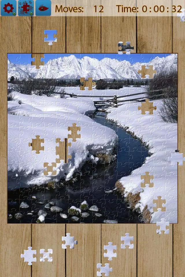 Snow Landscape Jigsaw Puzzles Captura de pantalla 1