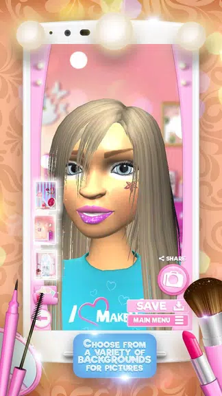 3D Makeup Games For Girls 螢幕截圖 2