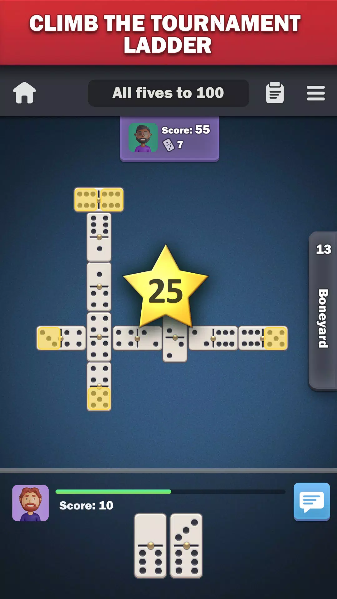 Dominoes online - play Domino! Скриншот 2