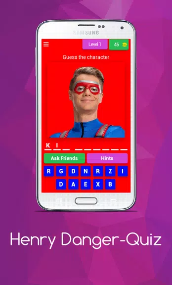 Henry Danger-Quiz Schermafbeelding 0