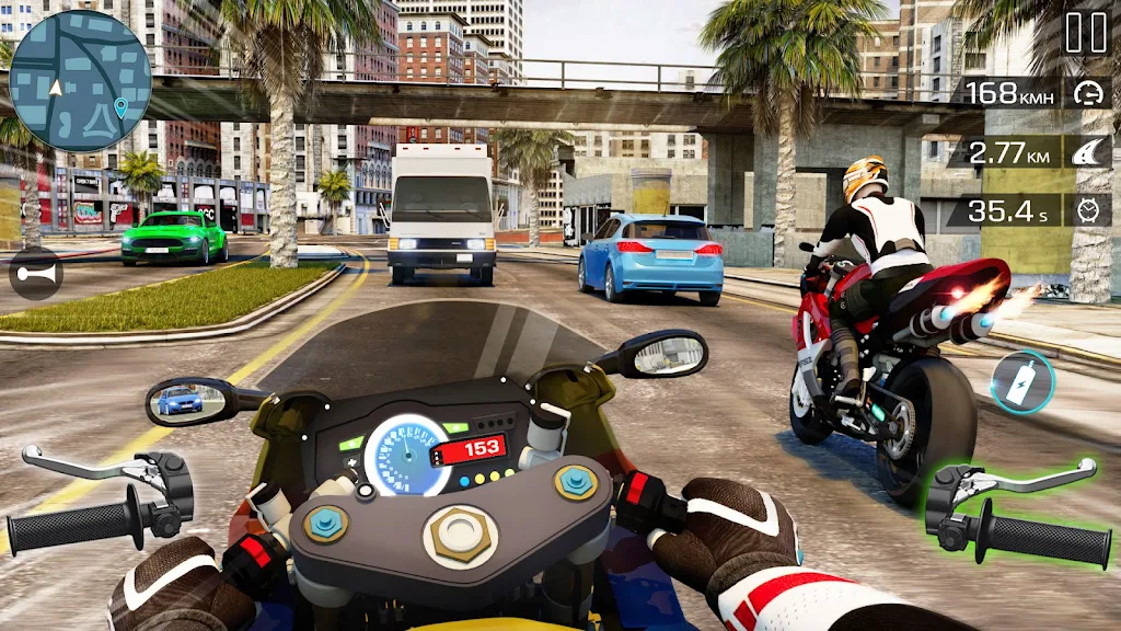 Highway Bike Riding Simulator Ảnh chụp màn hình 0