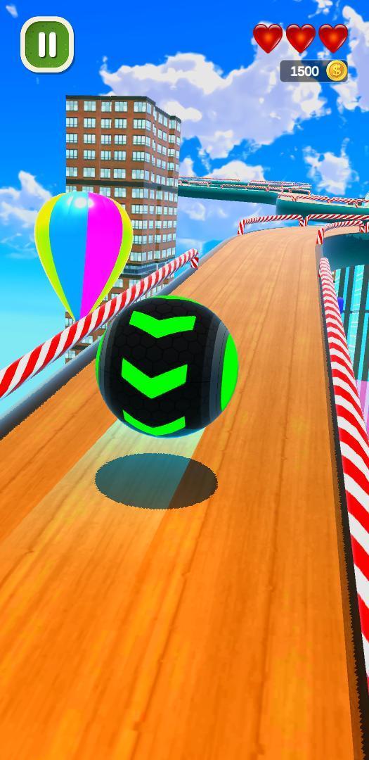 Sky Rolling Ball Game 3D Ball Screenshot 0