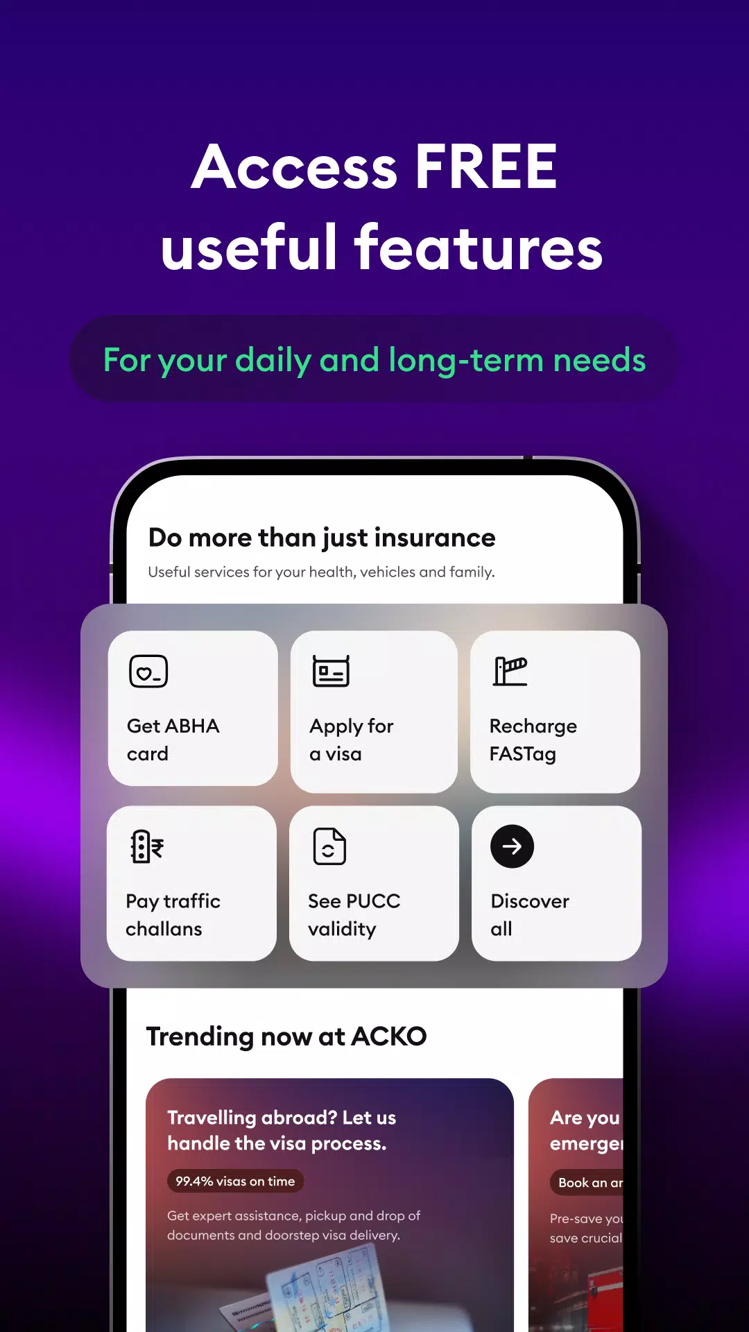 ACKO Insurance 스크린샷 2