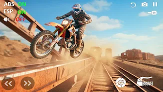 Motocross Beach Bike Games 3D スクリーンショット 1