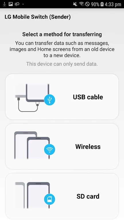 LG Mobile Switch (will closed) स्क्रीनशॉट 3