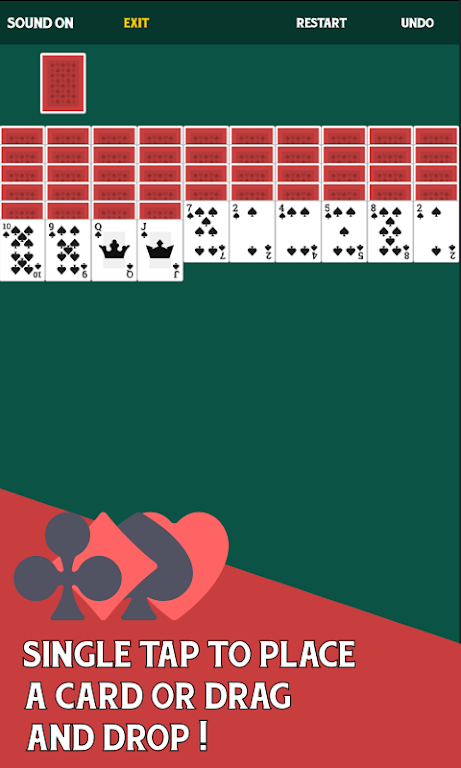 Spider Solitaire Free Card Game Captura de pantalla 2