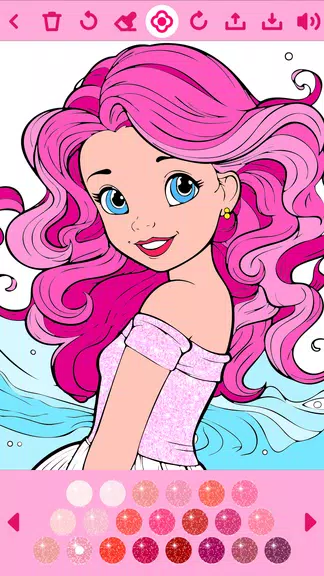 Princess Coloring Book offline Screenshot 0