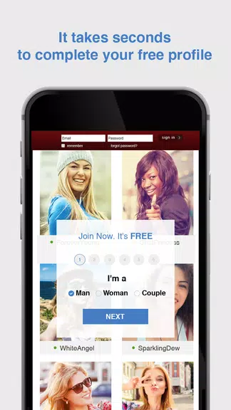 AFF dating app - your personal friendfinder! Schermafbeelding 1