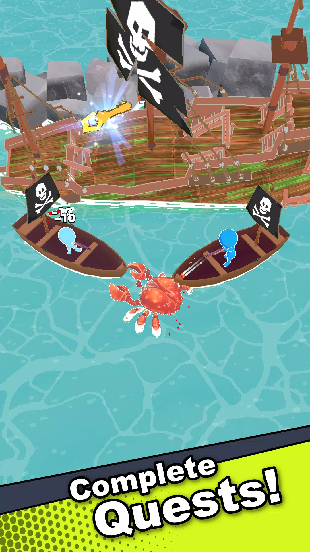 Crab Life - Idle Rpg Capture d'écran 0