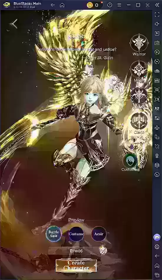 ATHENA: Blood Twins Class Selection