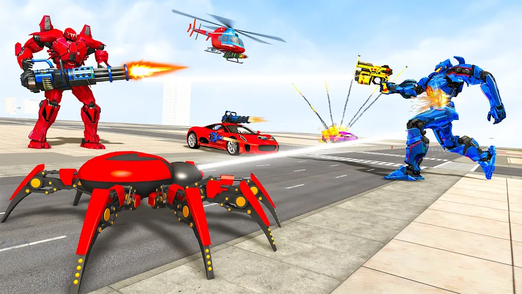 Spider Robot Games: Robot Car スクリーンショット 1