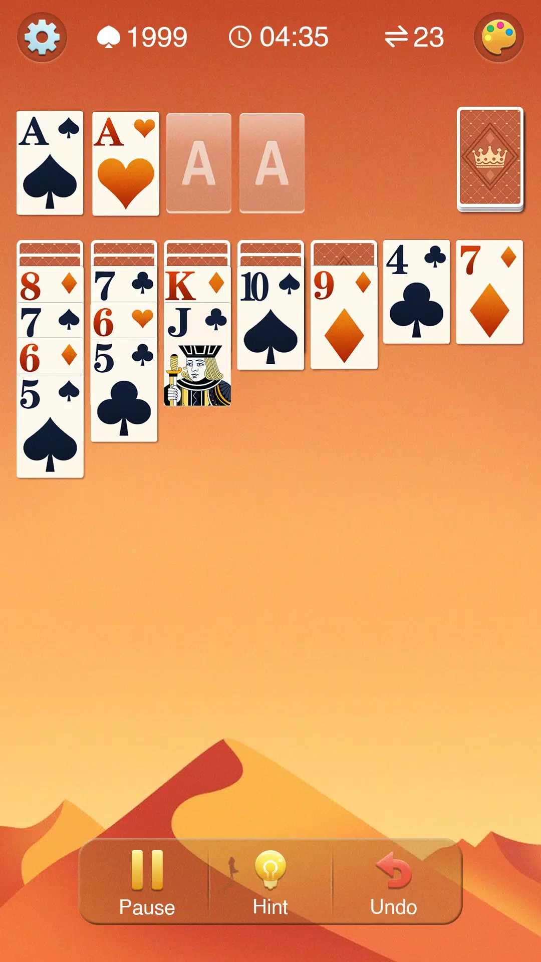 Solitaire Card Game 螢幕截圖 2