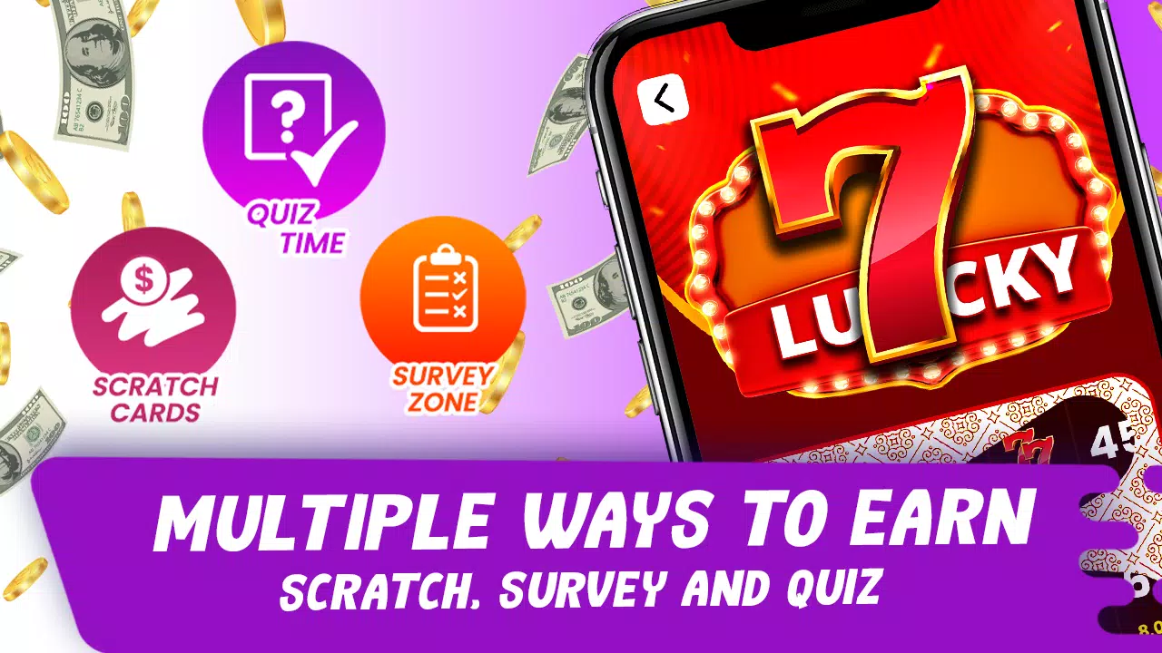 Scratch & Win Real Money Games Ảnh chụp màn hình 1