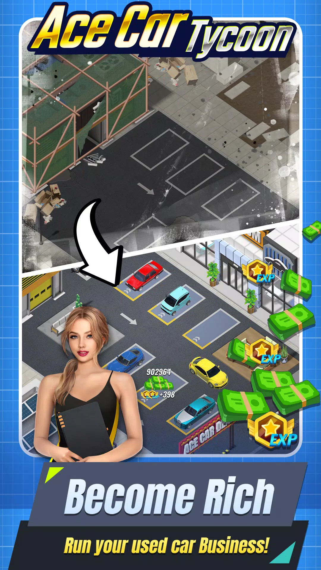 Ace Car Tycoon ภาพหน้าจอ 2