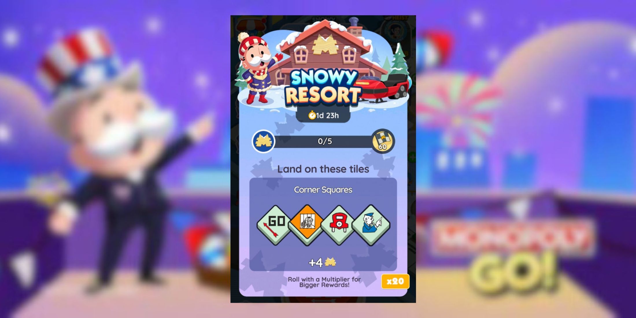 Monopoly GO: รางวัลและเหตุการณ์สำคัญของ Snowy Resort